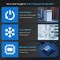 Edendirect 120 pt. 8,000 sq. ft. Energy Star Dehumidifier for Basement with Pump, Drain Hose, Sleep Mode ZRB0D78GJ438 - alternate 6