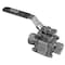 Hoke 7500 Series 3-Piece Full Port Ball Valves, 3/8in Tube x 3/8in Tube, 3000 PSI 7520G6Y - alternate 1