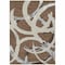 Homeroots 10' X 14' Brown Beige And Gray Abstract Washable Indoor Outdoor Area Rug 599117 - alternate 6