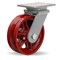 Hamilton Workhorse Swivel Caster, 6" x 2" V-Grooved Wheel, 3/4" Straight Roller Bearing S-WH-6V - alternate 1