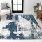 Jonathan Y Zoe Contemporary Bohemian Abstract Marble Navy/White 5 ft. x 8 ft. Area Rug SEU302A-5 - alternate 1