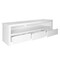Homeroots 59in White Enclosed and Open Storage TV Stand 699849 - alternate 5