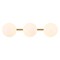 Jonathan Y Nash 23 in. 3-Light Mid-Century Modern Metal and Frosted Glass Globe LED Vanity Light, Brass Gold JYL9568A - alternate 7