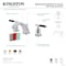 Kingston Brass Widespread Bathroom Faucet with Pop-Up Drain, Brushed Nickel KB8968CKL - alternate 3