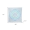 Homeroots 92" X 84" Blue Green And White Mandala Cotton Hanging Tapestry 397405 - alternate 3