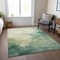 Homeroots 3' X 5' Green And Ivory Abstract Washable Indoor Outdoor Area Rug 604791 - alternate 6