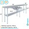 Amgood 18 in. x 96 in. Stainless Steel Table With Drawer AMG WT-1896 + DRAWER-1514-Z - alternate 6