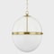 Hudson Valley Lighting Donnell 1 Light Pendant 17.5 In. Aged Brass 3821-AGB - alternate 3