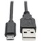 Tripp Lite USB 2.0 Hi-Speed A to Micro-B-USB Cable Coiled M/M 6FT 6ft U050-006-COIL - alternate 2