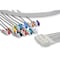 Ilc Replacement EKG Cable GE HEALTHCARE MAC 5500 EKG LEADWIRES PINCH/GRABBER - alternate 1