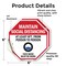 Signmission Maintain Social Distancing At Least, 6 inch X 6 inch, Vinyl Decal, 2PK OC-D-2PACK-6-195 - alternate 3