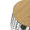 Leisuremod Round 15 in W, 16 in L, Manufactured Wood/Steel, Natural Wood RTBL-15NW - alternate 4