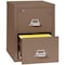 Fireking 2 Drawer, 1 Hr Fire & impact rated, 25" depth Letter Tan 2-1825-CTN - alternate 3