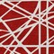 Homeroots 8' X 10' Red And Ivory Geometric Washable Indoor Outdoor Area Rug 600489 - alternate 5