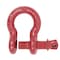 Mytee Products 3/8in 1.0 Tons Anchor Shackle Forged Carbon Steel & Alloy Screw Pin, 10PK SHACKLE-ANCHOR-SP-38x10 - alternate 4