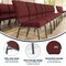 Flash Furniture Advantage Maroon Church Chair 20.5" Wide PCHT-104 - alternate 6