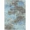 Homeroots 3' X 5' Taupe And Sky Blue Abstract Washable Indoor Outdoor Area Rug 630663 - alternate 6