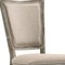 Homeroots Set of Two Gray Upholstered Fabric And Solid Wood Dining Side Chairs, 2PK 573371 - alternate 4