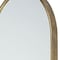 Homeroots 70" Gold Arch Metal Framed Accent Mirror 376436 - alternate 7