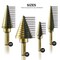 Neiko Step Drill Bit Set and Automatic Center Punch, 5 Piece, 41 SAE Sizes Total, 1/8 in - 1-0.375 in 10169A - alternate 6