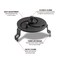 Performance Tool 3-Jaw Fuel Tank Lock Ring Tool, 100-170mm, In-Tank Fuel Pump W80699 - alternate 3