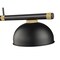 Z-Lite Vanguard Matte Black + Rubbed Brass 3 Light Billiard 3050-3MB-RB-D13MB - alternate 5
