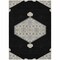 Homeroots 8' X 10' Black Gray And Ivory Oriental Washable Indoor Outdoor Area Rug 598175 - alternate 8