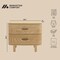 Manhattan Comfort Solara 30 in Solid Wood Nightstand in Natural Oak (2-Drawer) NS1788-1 - alternate 8