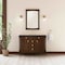 James Martin Vanities Kinnsden 48" Single Vanity, Sable Oak w/ 3 CM Charcoal Soapstone Silestone Top D680-V48-SBK-3CSP - alternate 6