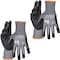 Klein Tools A4 Cut Knit Dipped Gloves, L, 2-Pr, Cut Level A4 , Dipped , Microfoam nitrile , Large 2 PK 60589 - alternate 1