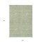 Homeroots 9' X 12' Green And Ivory Chevron Washable Indoor Outdoor Area Rug 596265 - alternate 5