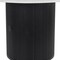 Homeroots 56" White and Black Marble and Solid Wood Pedestal Base Round Top Dining Table 572224 - alternate 8