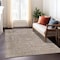 Homeroots 3' X 5' Brown And Beige Abstract Washable Indoor Outdoor Area Rug 615992 - alternate 5