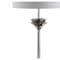 Jonathan Y Amelia Lotus 59" Crystal / Metal LED Floor Lamp, Smoke Gray/Chrome JYL2032A - alternate 4