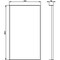 Siemens ALPHA 630/1250 DIN masking frame for recessed mounting of stays H = 1800 mm 8GK9913-0KK40 - alternate 3