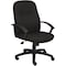 Boss Managers Chair, 27 in W 27" L 44" H, Loop, Fabric Seat B8306-BK - alternate 1