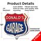 Signmission Donald's Garage, 12 inch X 12 inch, Plastic Sign, 2PK SHI-P-2PACK-12-383-DONALD - alternate 6