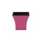 Homeroots 5in Hot Pink Recycled Plastic Indoor Outdoor Square Pot Planter 488326 - alternate 1