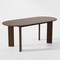 Homeroots 66" Brown Solid Wood Oval Dining Table 712850 - alternate 4