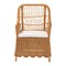 Bali & Pari Teresa Bohemian Light Honey Scalloped Rattan Arm Chair 250-13953-ZORO - alternate 3