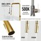 Vigo Parsons Single Handle Pull-Down Sprayer Kitchen Faucet in Matte Brushed Gold VG02031MG - alternate 6