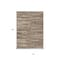 Homeroots 10' X 14' Brown And Beige Abstract Washable Indoor Outdoor Area Rug 613078 - alternate 8