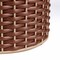 Happimess Harper Modern 4.13-Gallon 2-Tone Faux Wicker Cylinder Outdoor Trash Can, Pink/Red HPM1101C - alternate 5