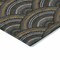 Homeroots 3' X 5' Black Ivory And Gold Geometric Washable Indoor Outdoor Area Rug 615182 - alternate 4