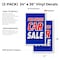 Signmission Pre-owned Car Sale, Vinyl Decals Only 24 Inch x 36 Inch, Vinyl Decal, 2PK DSB-2436-2PACK-Pre-owned Car Sale - alternate 2