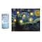 Lavish Home Van Gogh Wall Art Set Lighted Canvas Starry Night Print with Timer Fiber Optic Lights and LED Candle 80-LTCANVAS-1-B - alternate 1