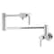 Kingston Brass Wall Mount Pot Filler Faucet with Knurled Handle, Polished Chrome KS4101KNL - alternate 1