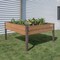 Miracle-Gro 4 x 4 x 2.3 ft Wrangler Brown/Cedar Wood Raised Garden Planter MGWRP4428 - alternate 9