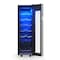 Tcl 1.24 Cu. Ft. 12-Bottle Wine Cooler, Low Noise, Digital Controls, LED Light, Glass Door, Stainless TRW12F6AS - alternate 7