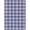 Homeroots 8' X 10' Navy Blue Purple And Beige Plaid Washable Indoor Outdoor Area Rug 601413 - alternate 6